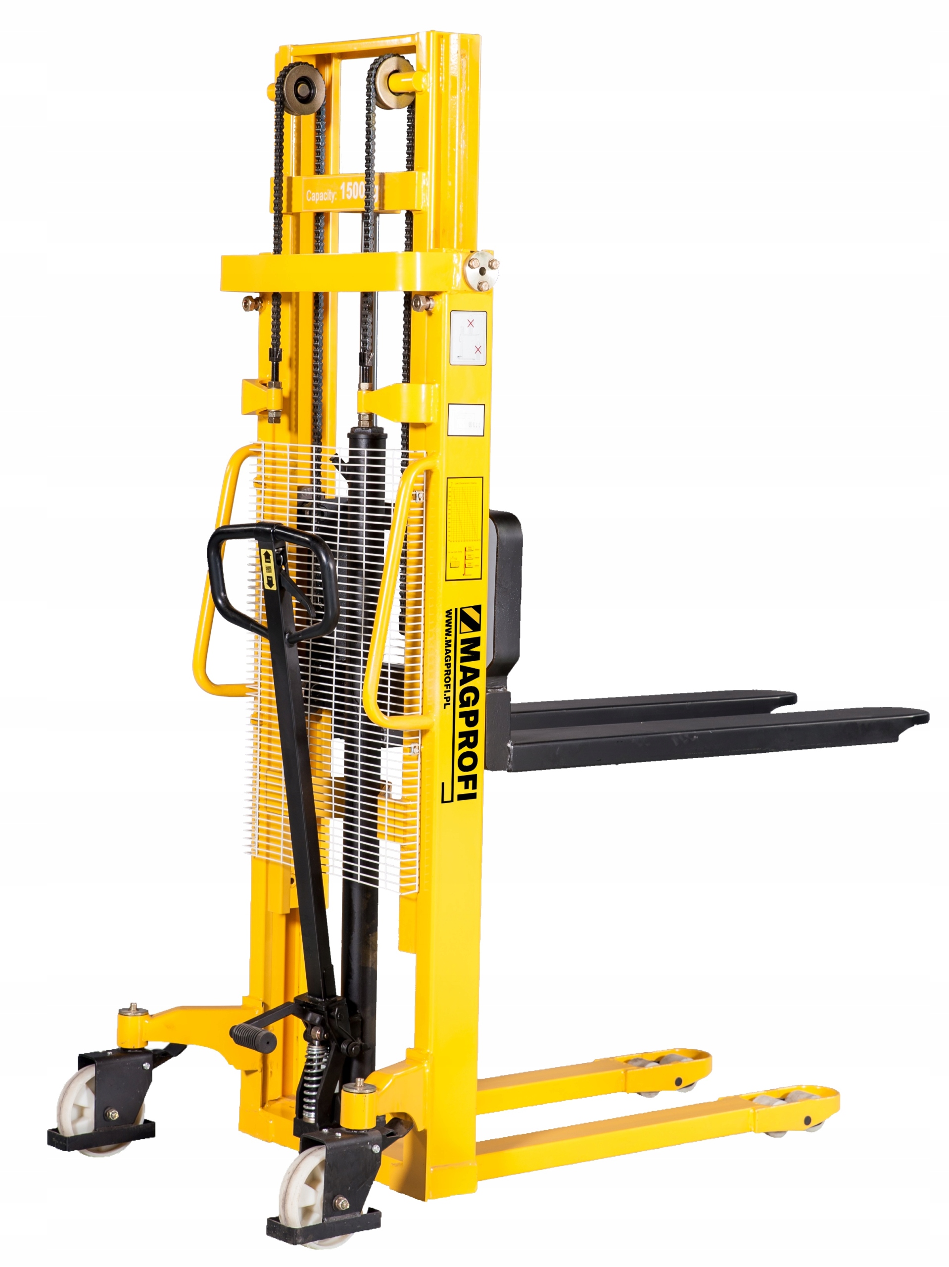 PALETOVÝ VOZÍK 1000 kg 2,5 SKLADOVACÍ PALETOVÝ STOŽIAR 2500 mm